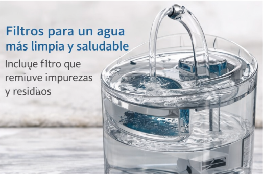 Fuente de agua para mascotas